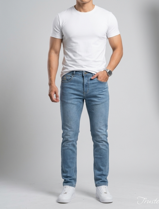 Liam Slim-Fit Light Blue Jeans