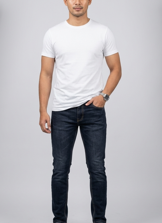 LIAM WASH INDIGO SLIM-STRAIGHT FIT JEANS