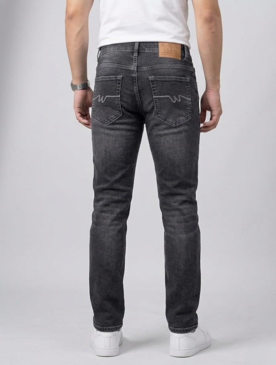LIAM DARK WASH SLIM-STRAIGHT FIT JEANS